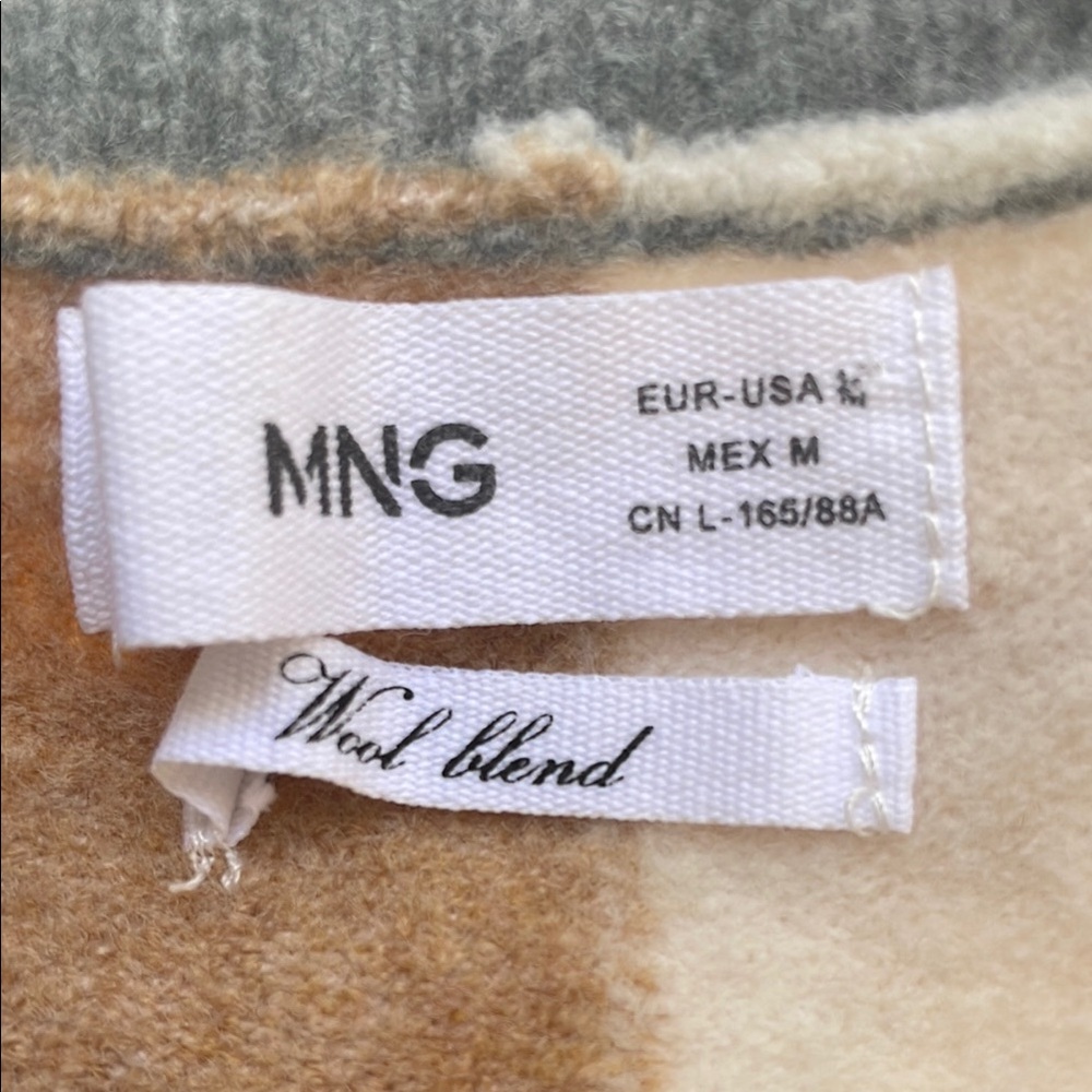 NWOT Mango Colorblock Wool Sweater - Picture 4 of 4